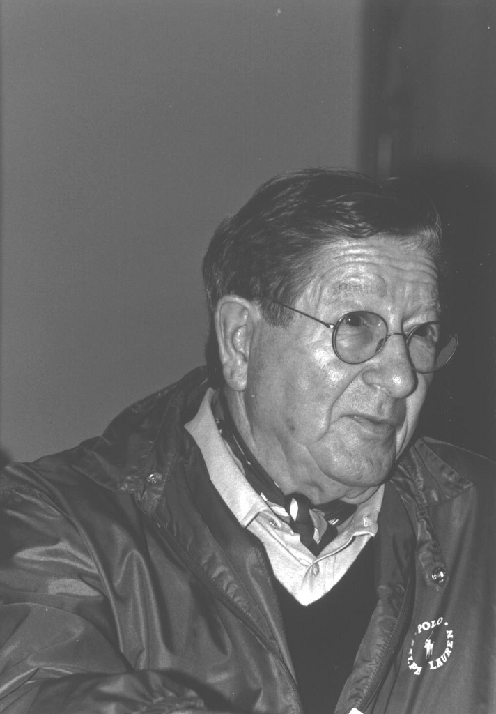 Portrait photograph of producer and composer Teo Macero