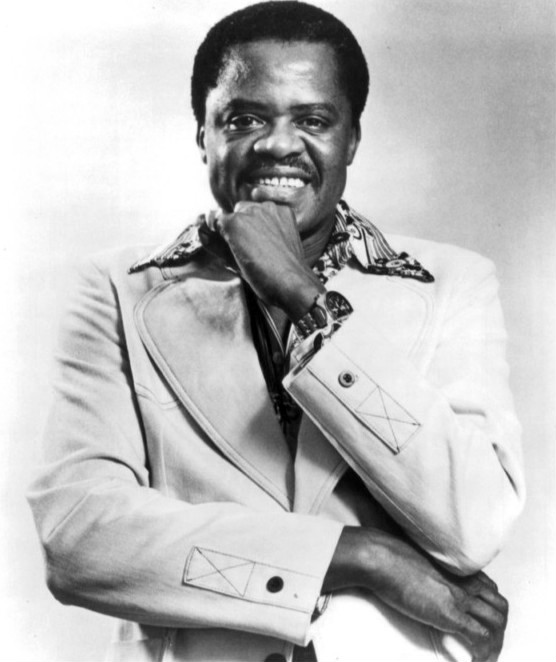 Black-and-white publicity photo of tenor saxophonist Stanley Turrentine